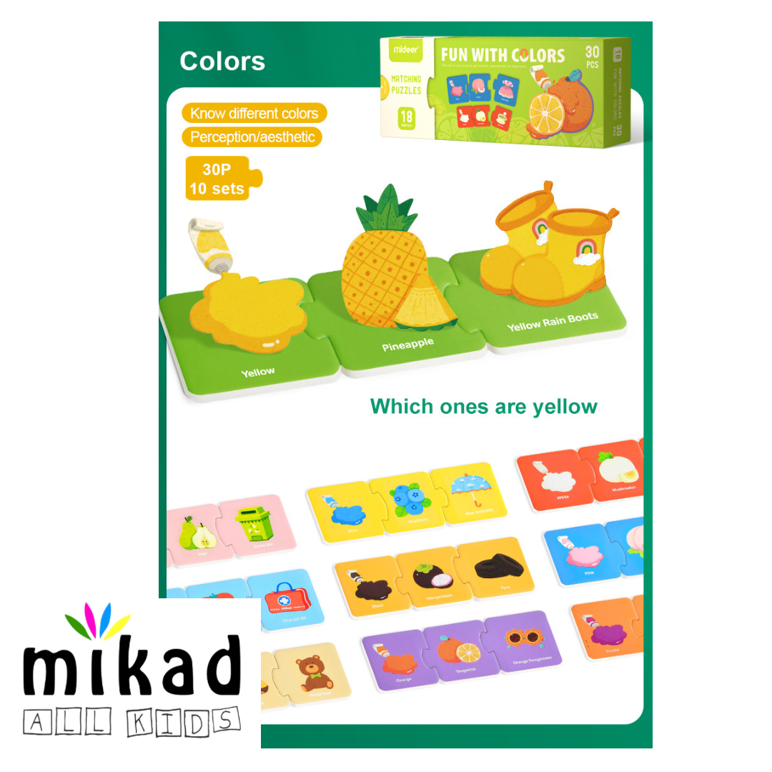 Matching puzzle Colores